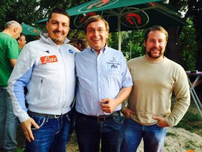 Drei von 12 CDUlern beim Fischerfest 2015